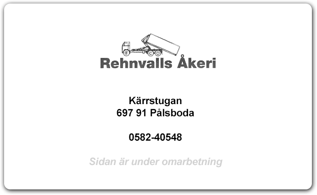 Rehnvalls Åkeri AB